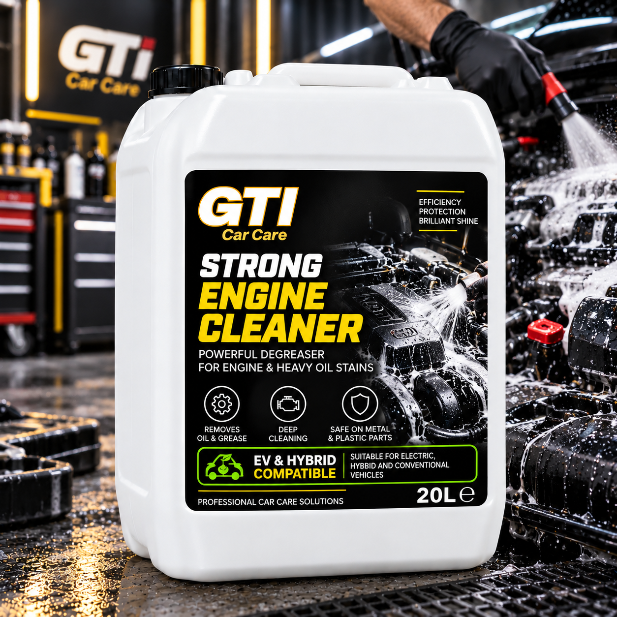 Strong Engine Cleaner in 20 L professional packaging