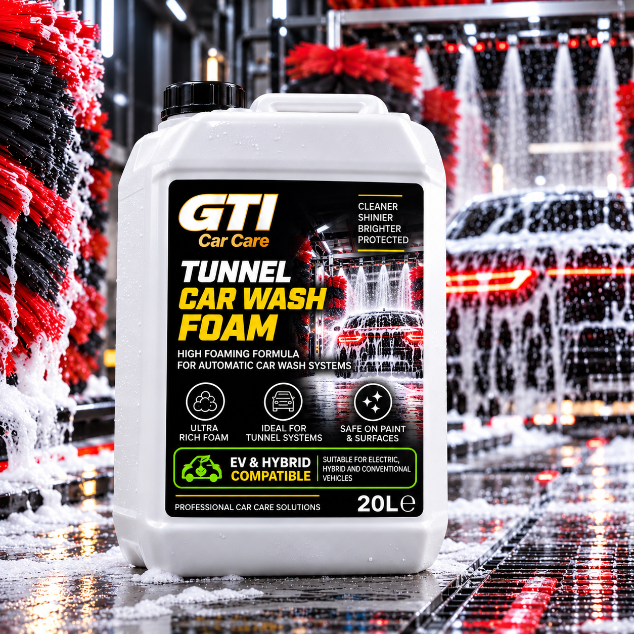 Tunnel Car Wash Foam in 20 L professional packaging
